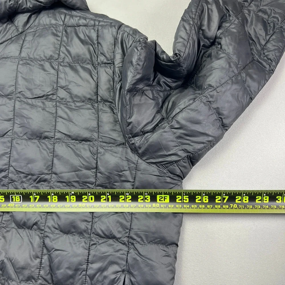 The North Face Thermoball Eco Jacket Mens XL Black Hooded Full Zip Long Sleeve